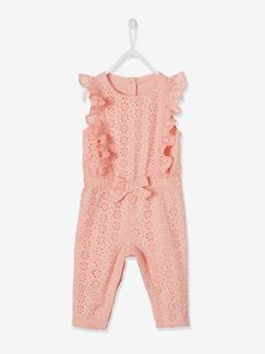 Mono con bordado inglés para bebé niña Mono con bordado inglés para bebé niña