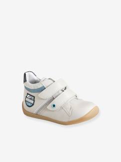 Botines de piel primeros pasos, para bebé niño Calzado-Calzado bebé (17-26)-Primeros pasos (17-23)-Botines de piel primeros pasos, para bebé niño