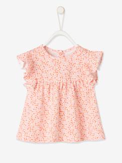 Camiseta estampada de flores para bebé -Camiseta estampada de flores para bebé