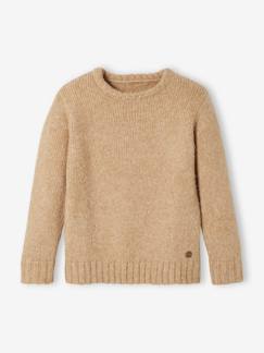 Jersey de punto mullido jaspeado, niño -Jersey de punto mullido jaspeado, niño