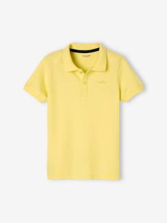 Polo de manga corta con bordado en el pecho, para niño -Polo de manga corta con bordado en el pecho, para niño