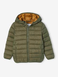 Chaqueta acolchada ligera con capucha y relleno de poliéster reciclado, para niño -Chaqueta acolchada ligera con capucha y relleno de poliéster reciclado, para niño