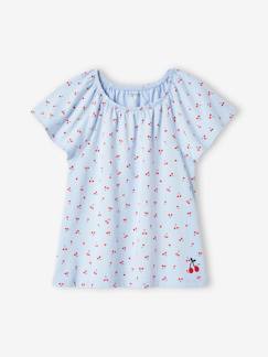 Camiseta estampada con mangas mariposa, para niña -Camiseta estampada con mangas mariposa, para niña