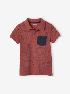 Polo con motivos de animales de la selva para niño Niño-Polo con motivos de animales de la selva para niño