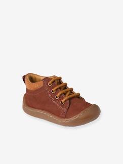 Botines flexibles de piel con cordones para bebé «primeros pasos» Calzado-Calzado bebé (17-26)-Primeros pasos (17-23)-Botines flexibles de piel con cordones para bebé «primeros pasos»