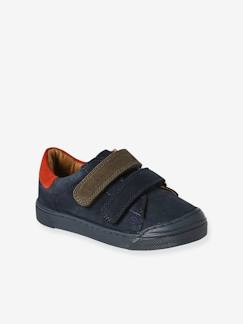 Zapatillas deportivas infantiles de piel con cierre autoadherente - Colección de maternidad Calzado-Calzado niño (23-38)-Zapatillas-Zapatillas deportivas infantiles de piel con cierre autoadherente - Colección de maternidad