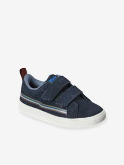 Zapatillas deportivas infantiles de piel con cierre autoadherente - Colección primera infancia Calzado-Calzado niño (23-38)-Zapatillas-Zapatillas deportivas infantiles de piel con cierre autoadherente - Colección primera infancia