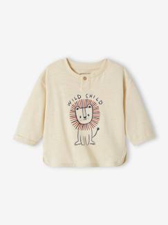 Camiseta de manga larga «lion» para bebé