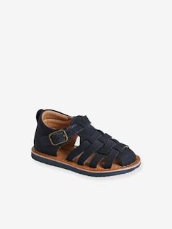 Sandalias cerradas de piel con hebilla para bebé Calzado-Calzado bebé (17-26)-El bebé camina niño (19-26)-Sandalias-Sandalias cerradas de piel con hebilla para bebé