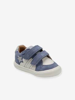 Zapatillas de piel con cierre autoadherente para bebé Calzado-Zapatillas de piel con cierre autoadherente para bebé