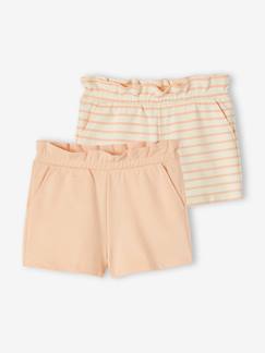 Niña-Pack de 2 shorts para niña