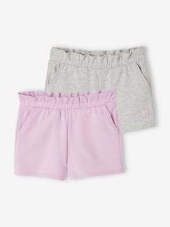 Niña-Pack de 2 shorts para niña