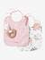 Estuche regalo para recién nacido personalizable capuchino+rosa rosa pálido 