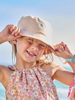 Niña-Accesorios-Sombrero bob con flores reversible para niña