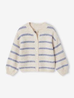 Chaqueta de punto bobo para niña Niña-Jerséis, chaquetas de punto, sudaderas-Chaqueta de punto bobo para niña