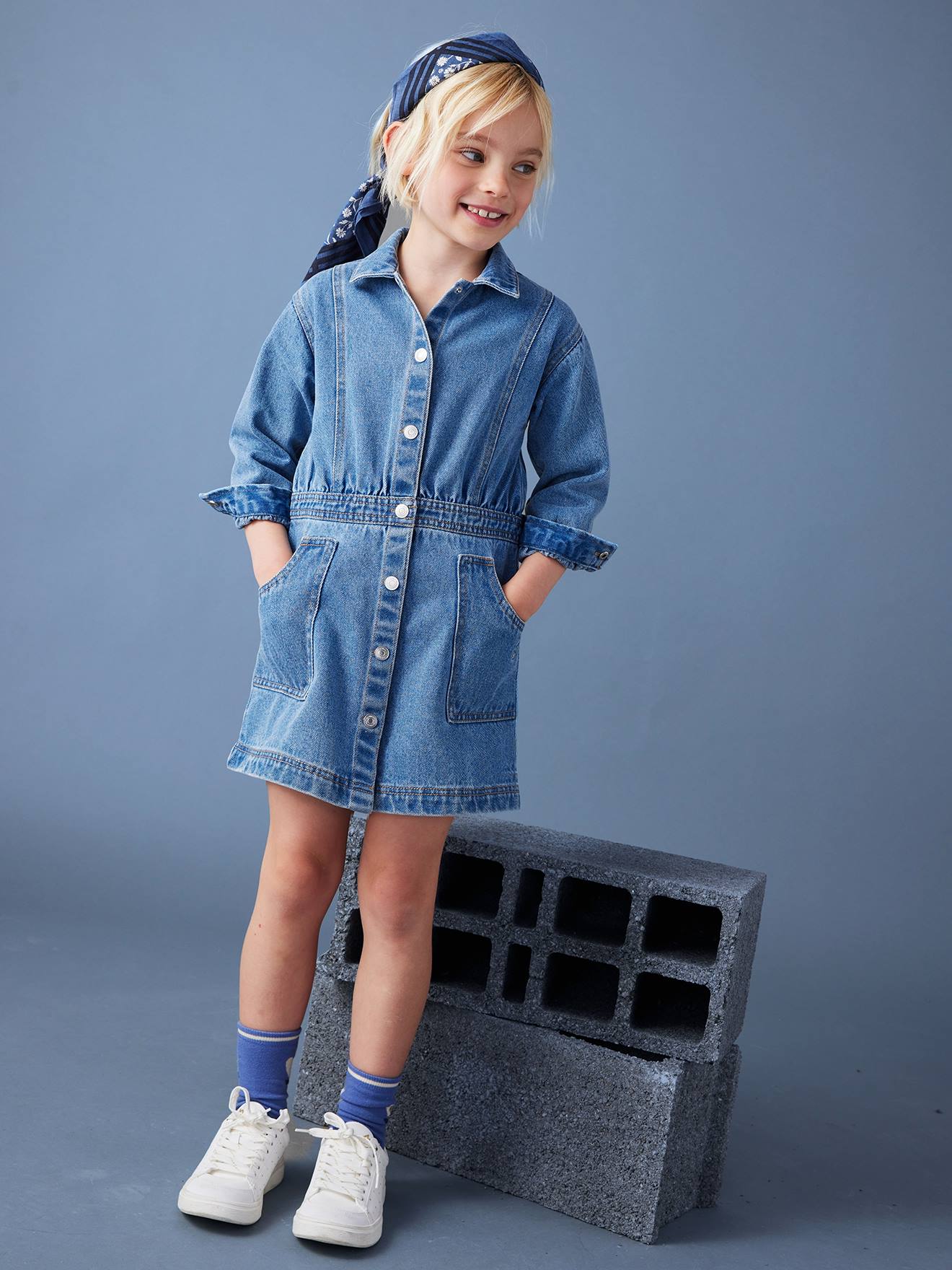 Niñas Ropa Vestido De Jean Para NiÃ±a Vestido De Verano Para Niñas