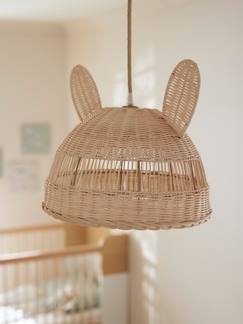 Pantalla de lámpara colgante - Conejo de mimbre Textil Hogar y Decoración-Decoración-Iluminación-Pantallas de lámpara-Pantalla de lámpara colgante - Conejo de mimbre