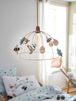 Pantalla para lámpara de techo Jaula Mi Cabaña Textil Hogar y Decoración-Decoración-Iluminación-Pantallas de lámpara-Pantalla para lámpara de techo Jaula Mi Cabaña