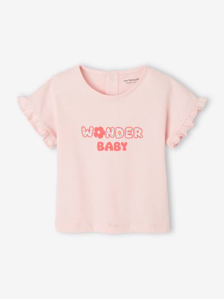 Camiseta con mensaje de algodón orgánico para bebé Bebé-Camisetas-Camisetas-Camiseta con mensaje de algodón orgánico para bebé