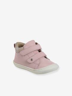 Botines de piel blanda con con cierre autoadherente para bebé, primeros pasos Calzado-Calzado bebé (17-26)-Primeros pasos (17-23)-Botines de piel blanda con con cierre autoadherente para bebé, primeros pasos
