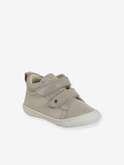 Botines de piel blanda con con cierre autoadherente para bebé, primeros pasos Calzado-Calzado bebé (17-26)-Primeros pasos (17-23)-Botines de piel blanda con con cierre autoadherente para bebé, primeros pasos
