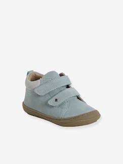 Botines de piel blanda con con cierre autoadherente para bebé, primeros pasos Calzado-Calzado bebé (17-26)-Primeros pasos (17-23)-Botines de piel blanda con con cierre autoadherente para bebé, primeros pasos