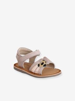 Sandalias de piel con cierre autoadherente para bebé Calzado-Sandalias de piel con cierre autoadherente para bebé