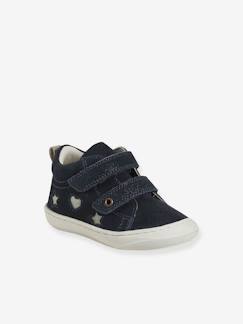 Botines de piel blanda con con cierre autoadherente para bebé, primeros pasos Calzado-Calzado bebé (17-26)-Primeros pasos (17-23)-Botines de piel blanda con con cierre autoadherente para bebé, primeros pasos
