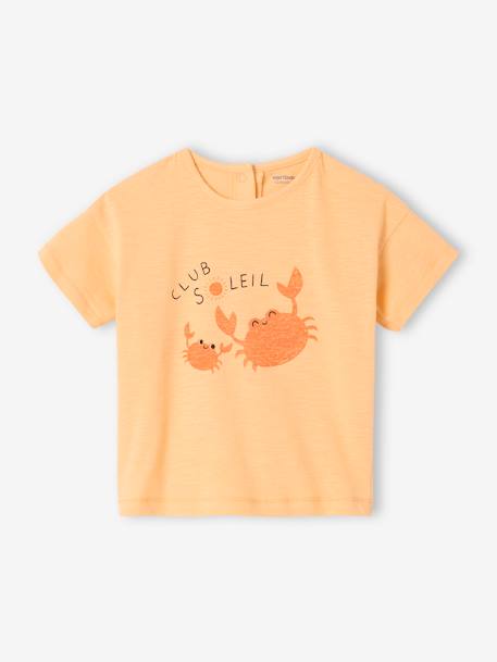 Camiseta "animales marinos" de manga corta para bebé Bebé-Camisetas-Camisetas-Camiseta "animales marinos" de manga corta para bebé