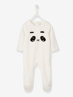 Bebé-Pijamas-Pijama para bebé de terciopelo con automáticos detrás