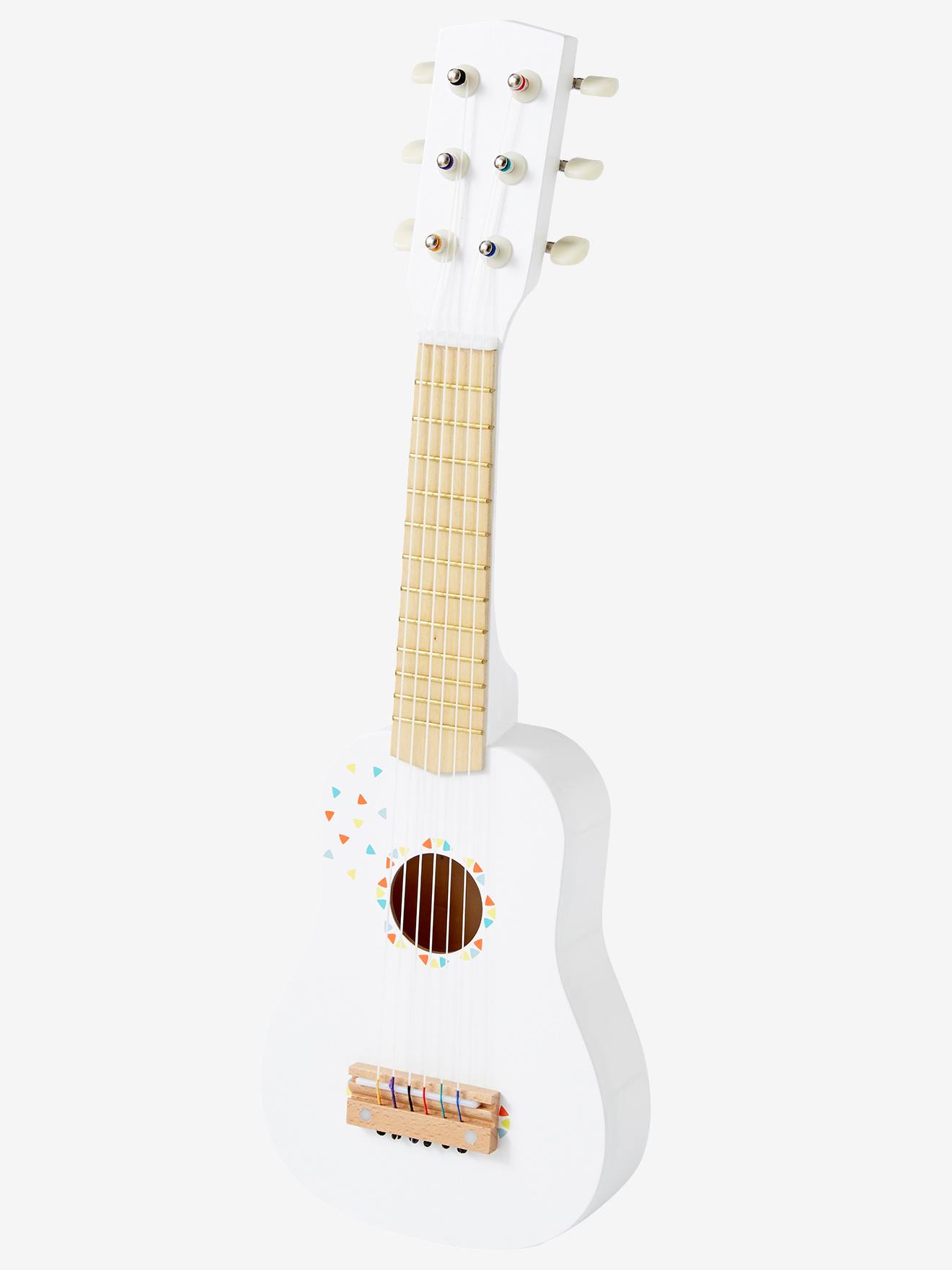 guitarra juguete blanca