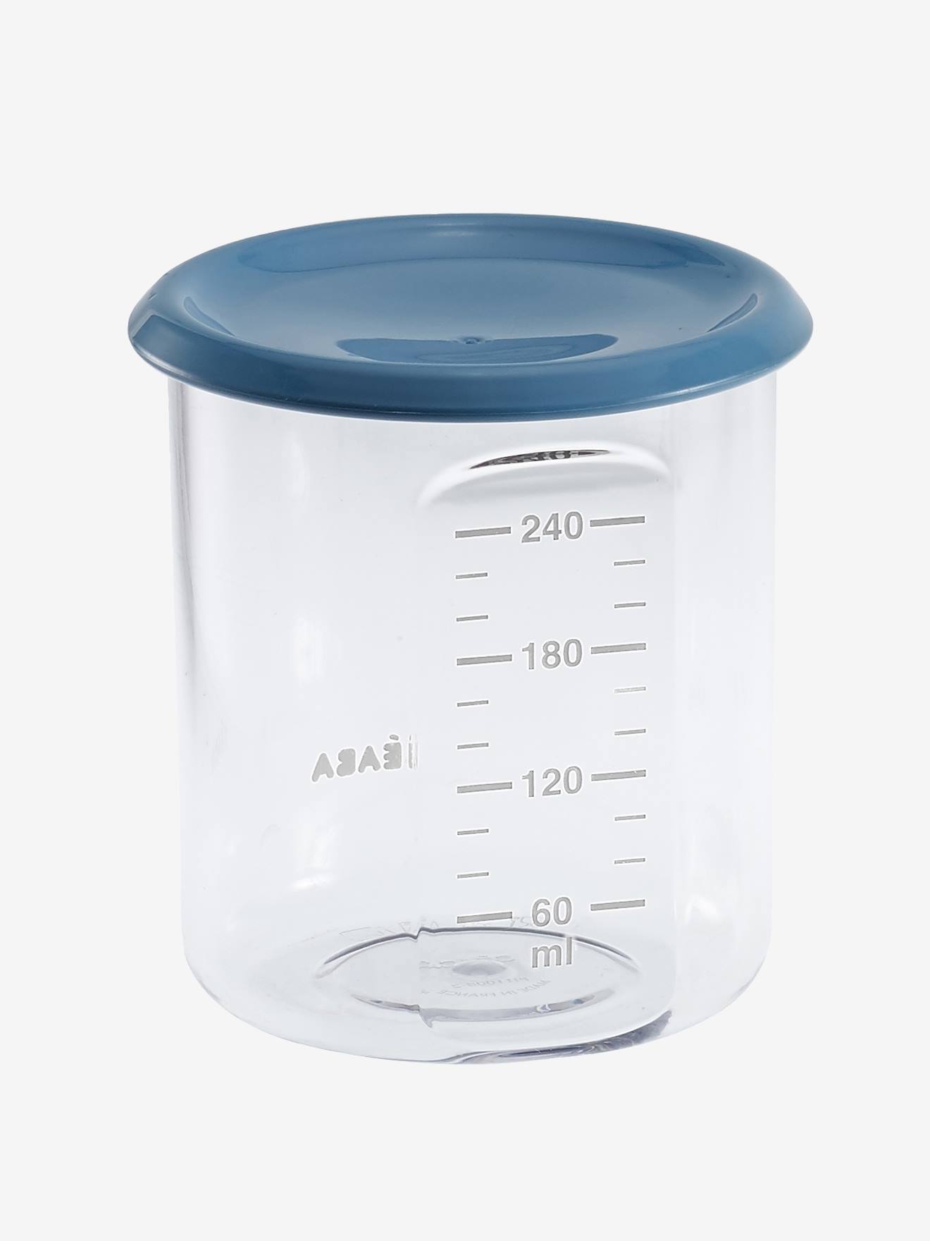 Image of Caja hermética BEABA Maxi Portion 240 ml transparente/azul 7032300846409