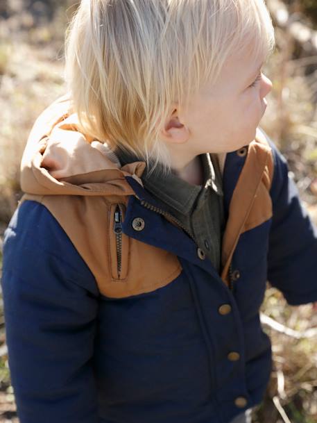 Parka 3 en 1 para bebé niño con chaqueta de punto desmontable