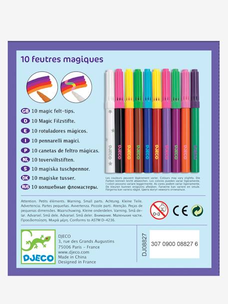 10 rotuladores mágicos DJECO multicolor 