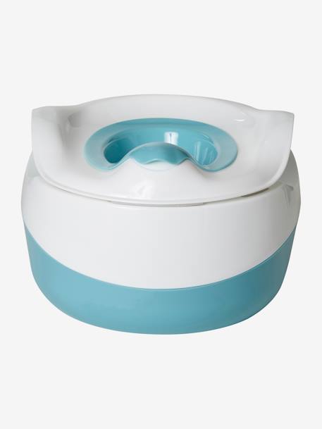Orinal Bebe 3 En 1 Azul Claro Liso Vertbaudet