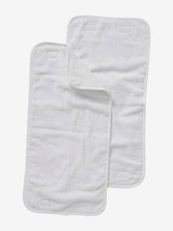 -Lote de 2 toallas de recambio para alfombra cambiador portátil