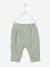 Pantalón corte árabe de gasa de algodón bebé niño AZUL OSCURO LISO+Blanco medio liso+capuchino+crudo+VERDE CLARO LISO+VIOLETA MEDIO LISO 