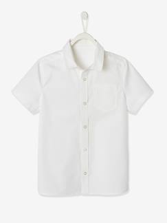 Niño-Camisas-Camisa lisa de manga corta, para niño