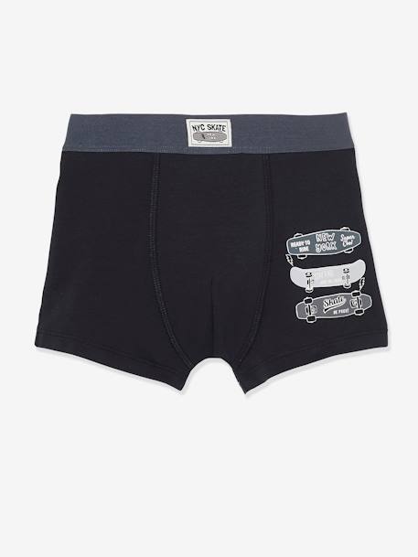 Pack de 3 boxers stretch Skate para niño NEGRO OSCURO BICOLOR/MULTICOLO 