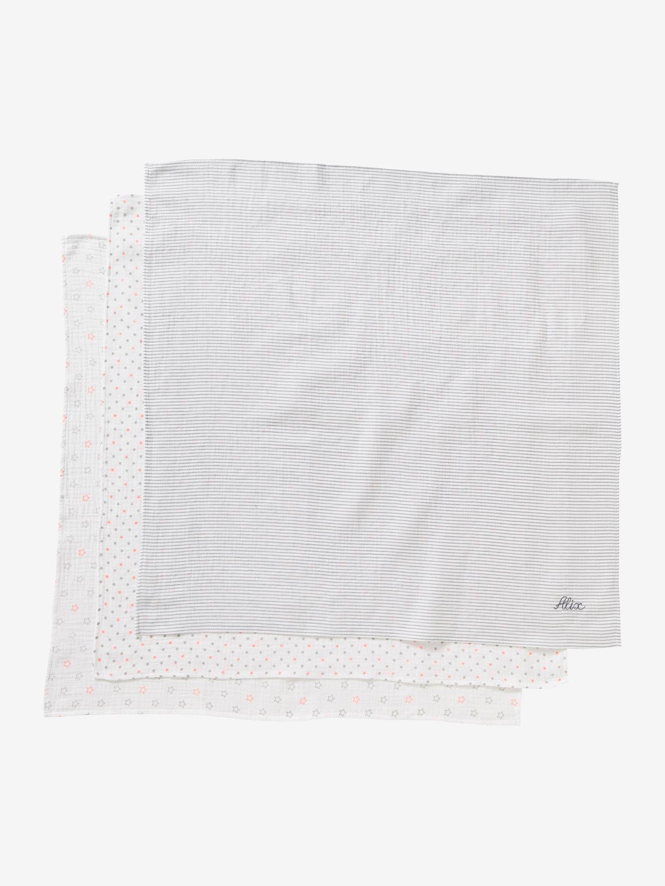 VERTBAUDET Funda de colch/ón Cambiador Gato Gris Medio Estampado Unica