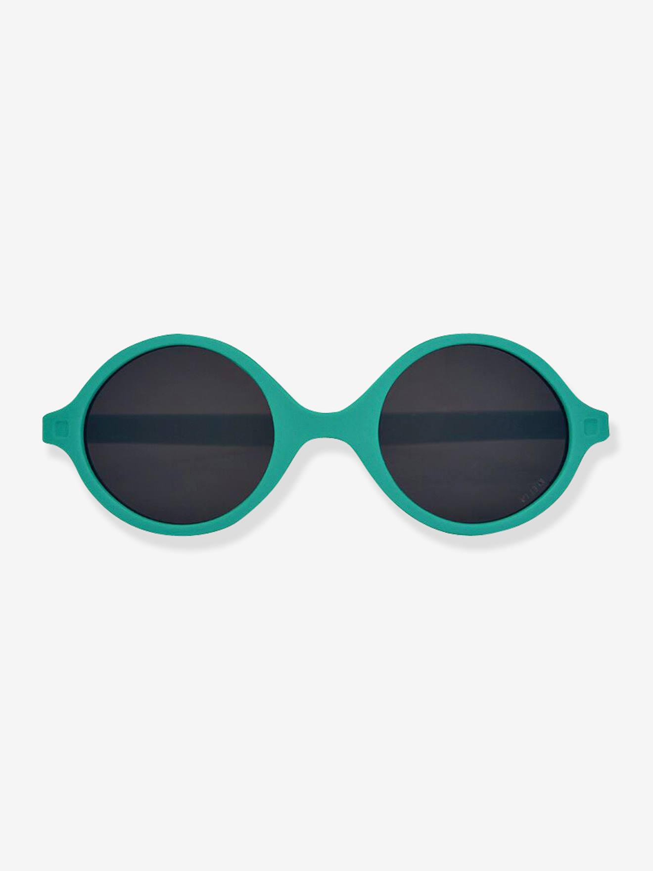 Gafas de sol Diabola 0-1 año KI ET LA verde medio liso - Ki et la