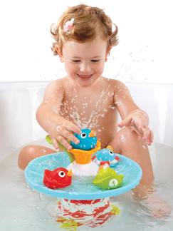 Puericultura- Cuidado del bebé-Accesorios baño bebé-Carrera de patos musical YOOKIDOO