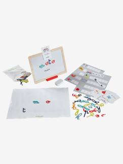 Juguetes-Juegos educativos-Leer, escribir, contar y leer la hora-Estuche de aprendizaje de letras y palabras