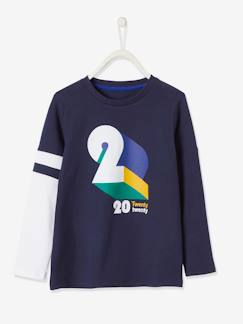 Niño-Ropa deportiva-Camiseta deportiva con motivos gráficos, para niño