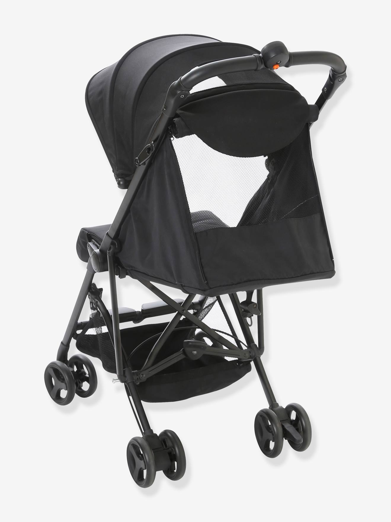 Silla De Paseo Tipo Paraguas Multiposiciones Vertbaudet Easycity Negro Medio Liso Vertbaudet