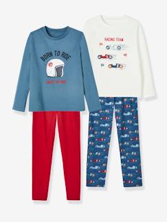 Pijamas y bodies bebé-Lote de 2 pijamas de punto para niño Racing Team