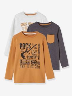 Niño-Camisetas y polos-Camisetas-Pack de 3 camisetas para niño surtidas