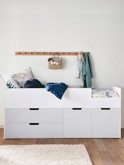 Ideas de Decoración - Su universo de 6 - 10 años-Habitación y Organización-Habitación-Cama-Cama niño-Cama infantil media altura XL con organización Línea Truco