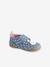 Zapatillas de casa con cierre autoadherente de chambray, para niña AZUL OSCURO LISO 