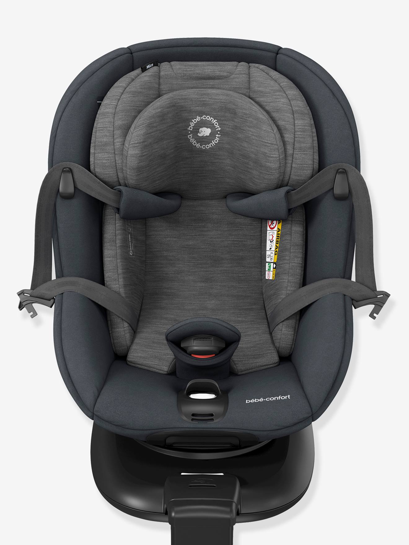 Silla De Coche Gr 0 1 Mica I Size Bebe Confort Gris Oscuro Liso Bebe Confort